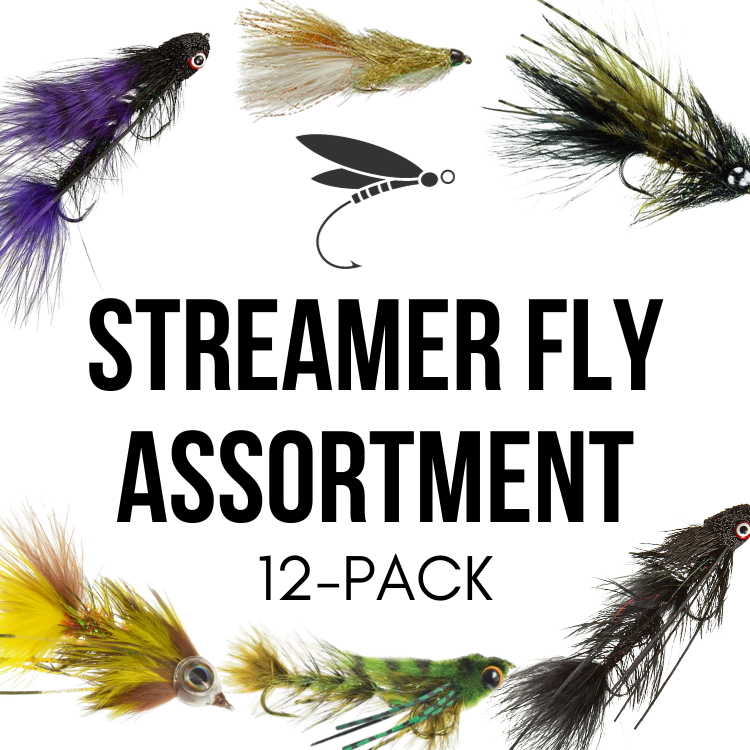 Crystal River 10pk Streamer Flies, Assorted