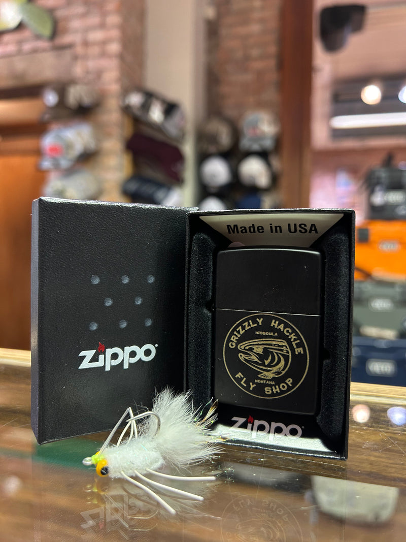 Grizzly Hackle "Circle Fish" Zippo Lighter