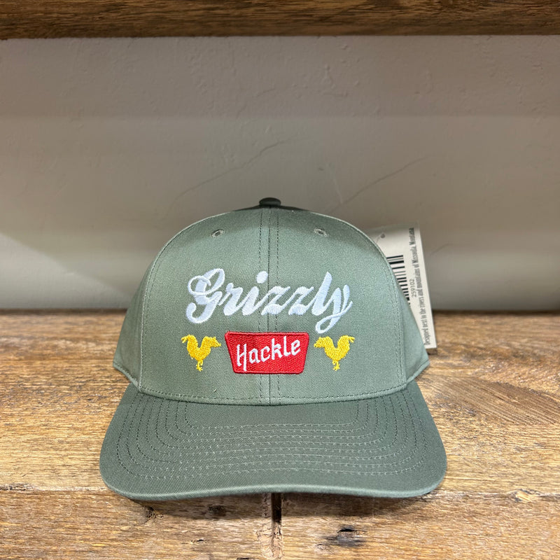 Grizzly Hackle Banquet Embroidery Hat