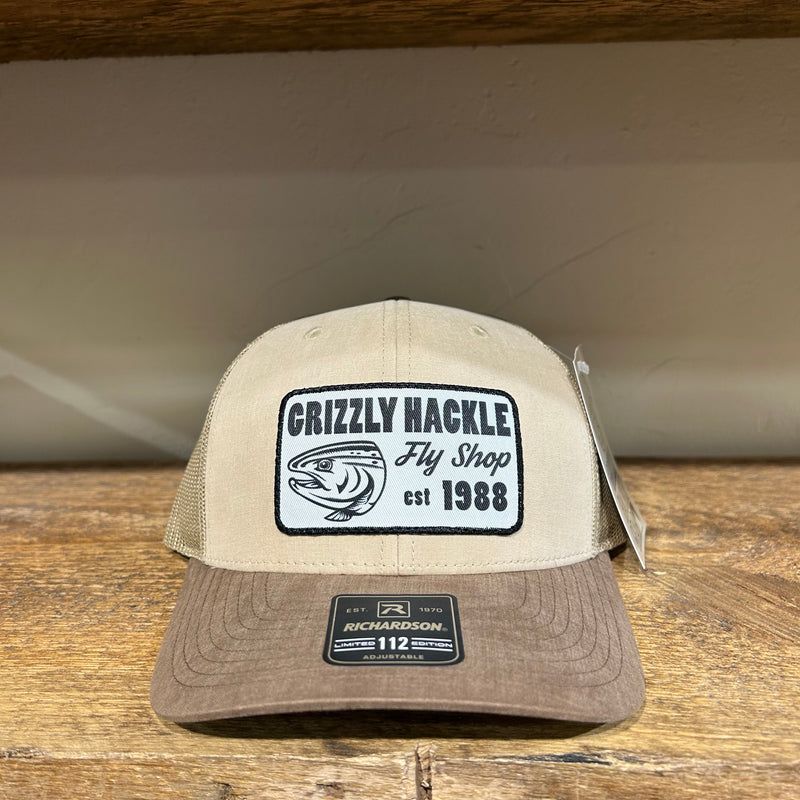 Grizzly Hackle Patch Hat - Est 1988