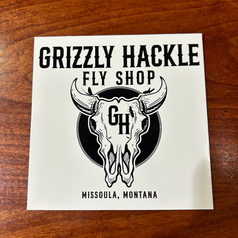 Grizzly Hackle Stickers- Buffalo
