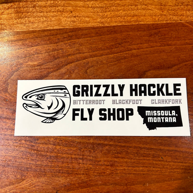 Grizzly Hackle Stickers- 3 Rivers