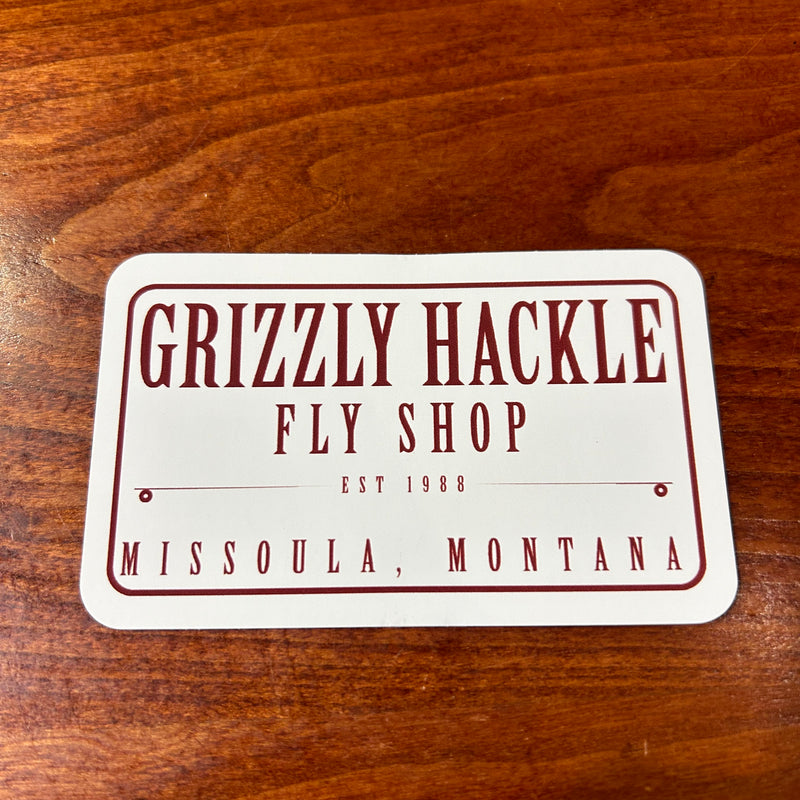 Grizzly Hackle Stickers-Hackle Patch
