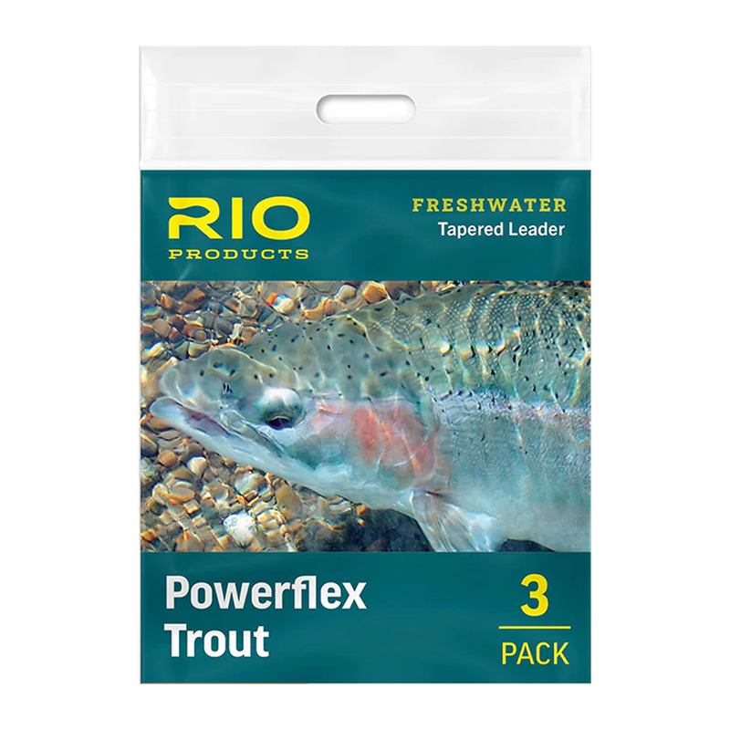 Rio Powerflex Trout Leader - 3-Pack