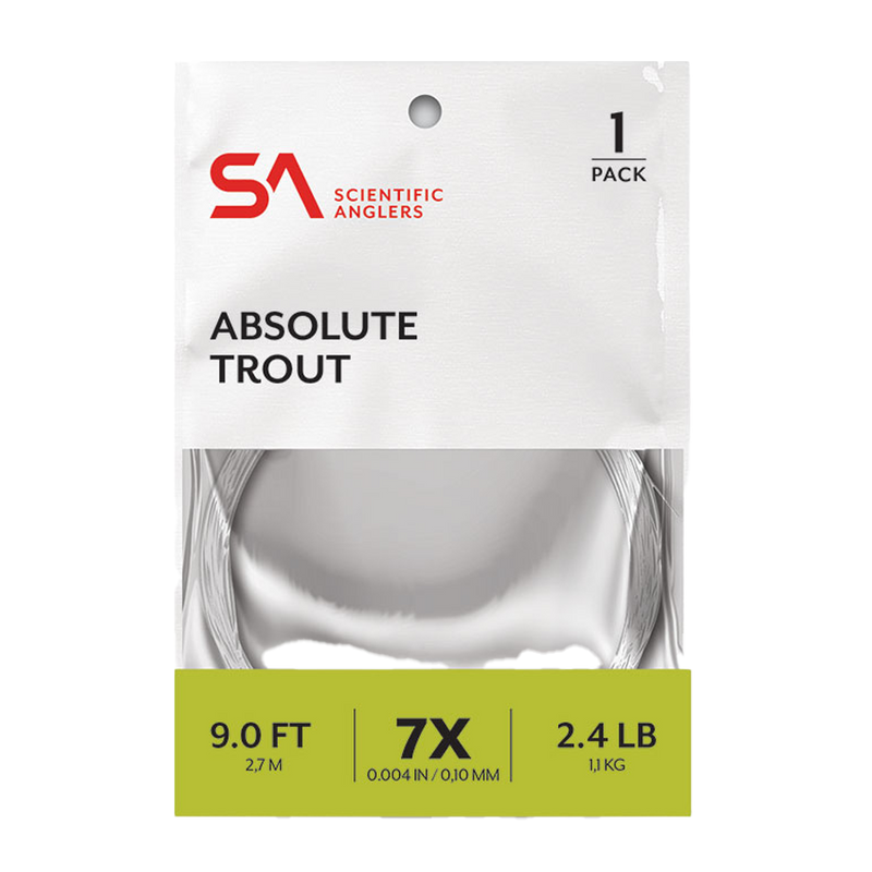 Scientific Anglers Absolute Trout Leader - Single Pack