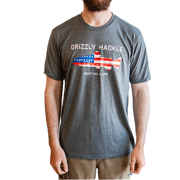 Grizzly Hackle America T-Shirt