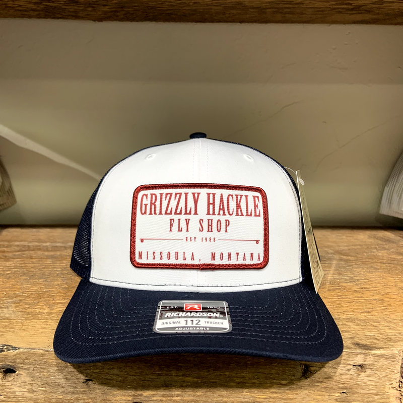 Grizzly Hackle Patch Hat