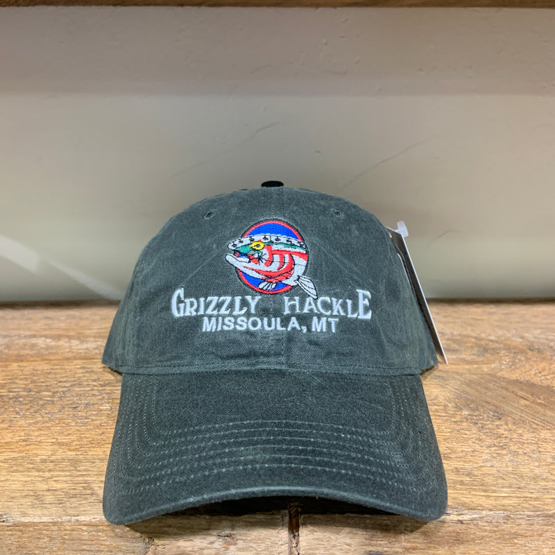 Grizzly Hackle Waxed Canvas Classic Logo Hat