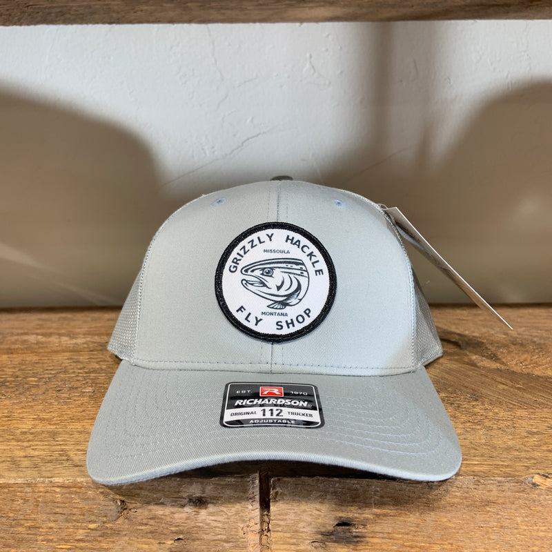 Bass Tracker Largemouth Bass Fish Hat | Custom Laser Engraved Leather Patch Hat | Richardson 112 Snapback | Great Gift for Fishermen