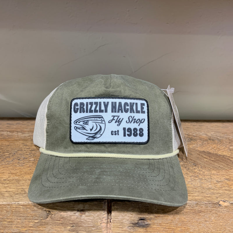 Grizzly Hackle Established Logo Bachelor Hat