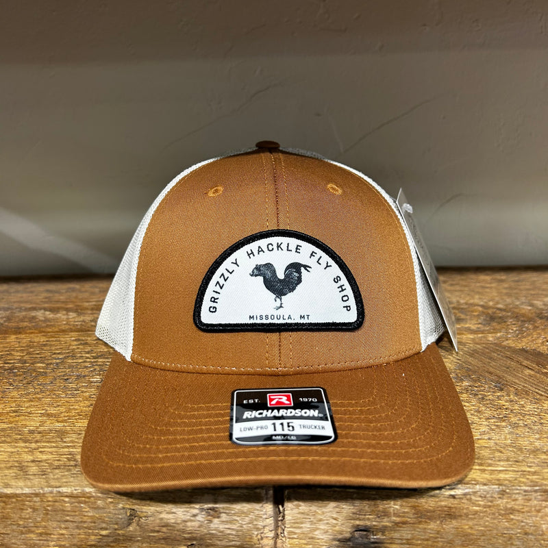 Grizzly Hackle Half Chicken Hat