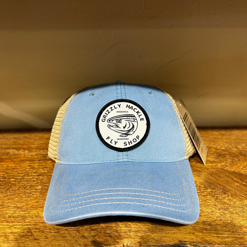 Grizzly Hackle Circle Fish-Washed Trucker