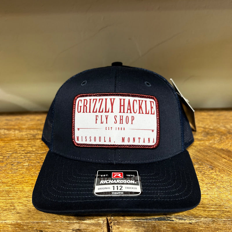 Grizzly Hackle Patch Youth Hat