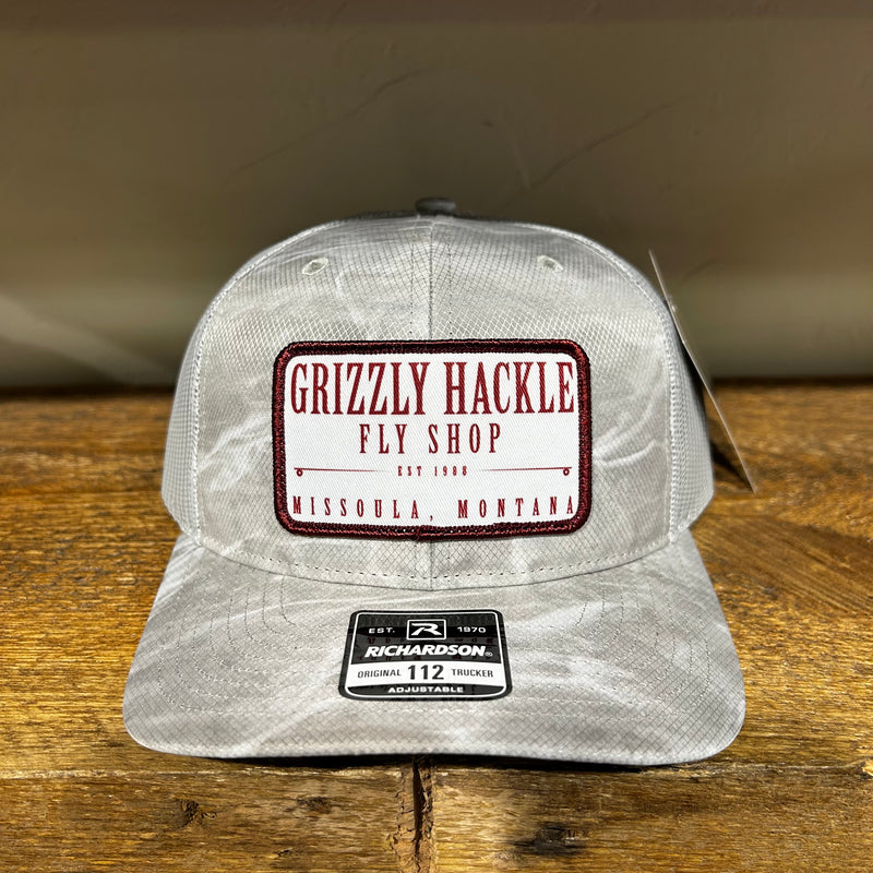 Grizzly Hackle Patch Hat
